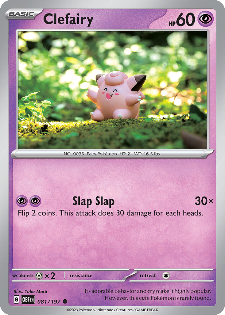 Clefairy card