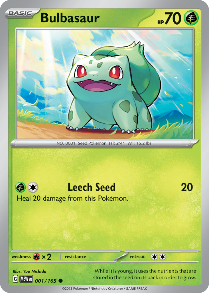 Bulbasaur card