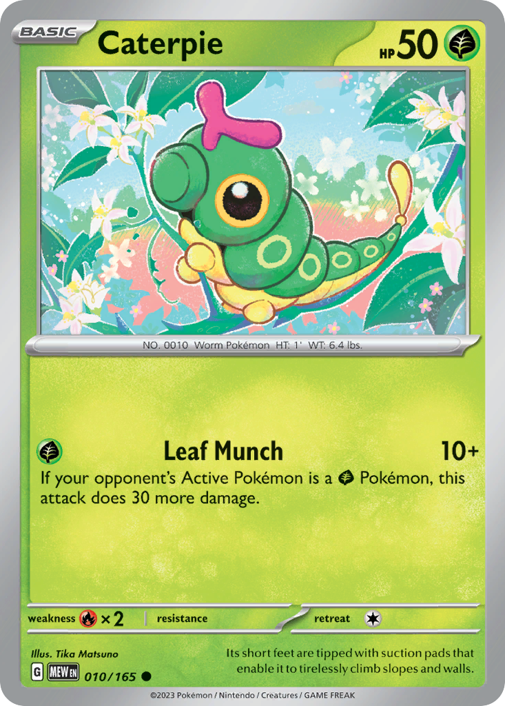 Caterpie card