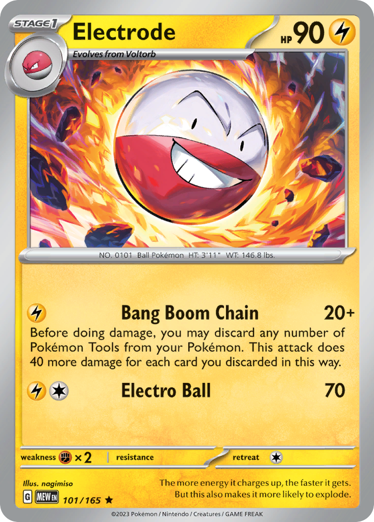 Electrode card