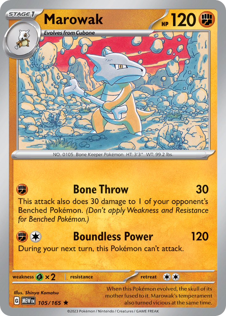 Marowak card