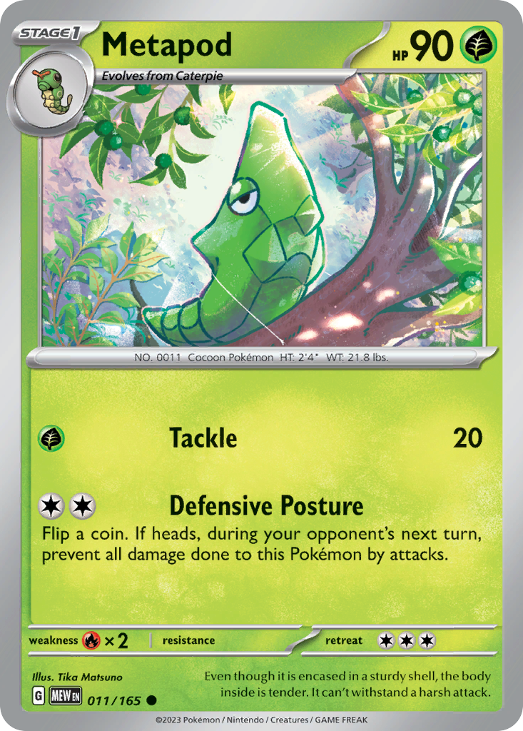 Metapod card