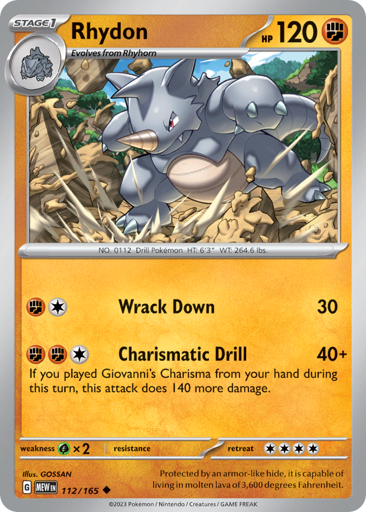 Rhydon card