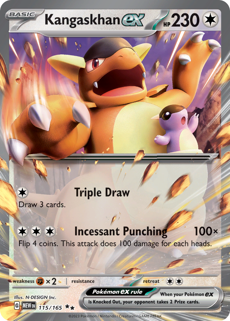 Kangaskhan ex card