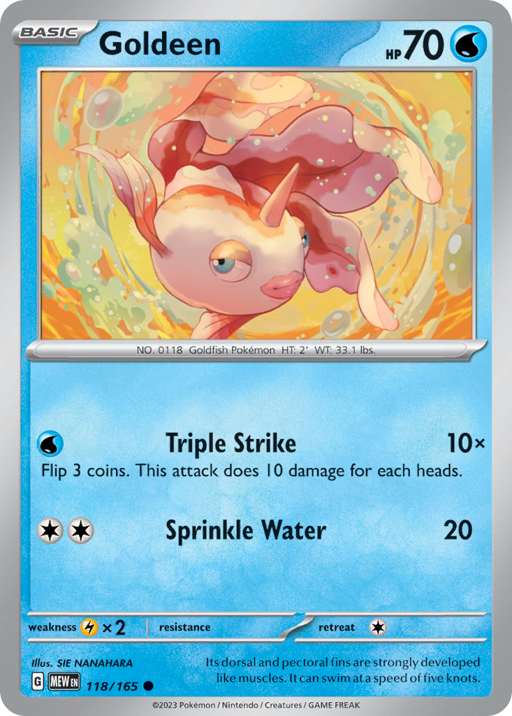 Goldeen card