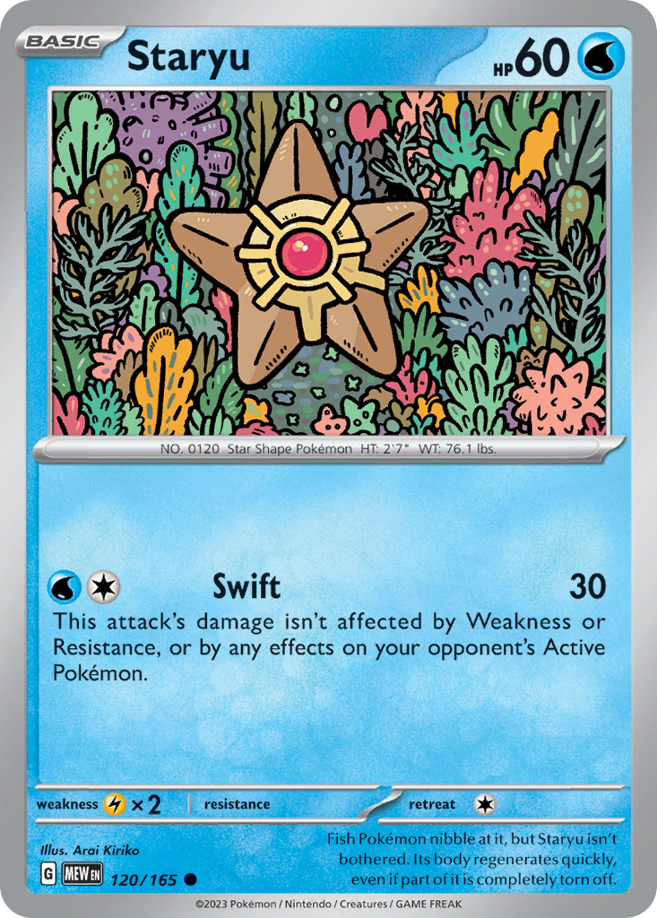 Staryu card