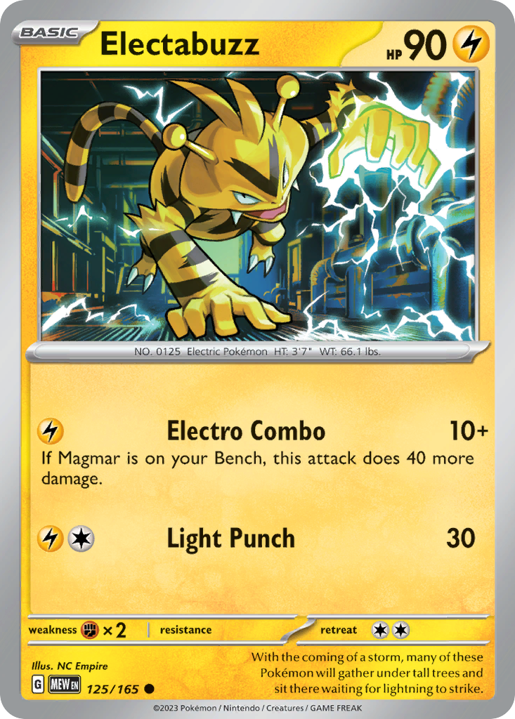 Electabuzz card