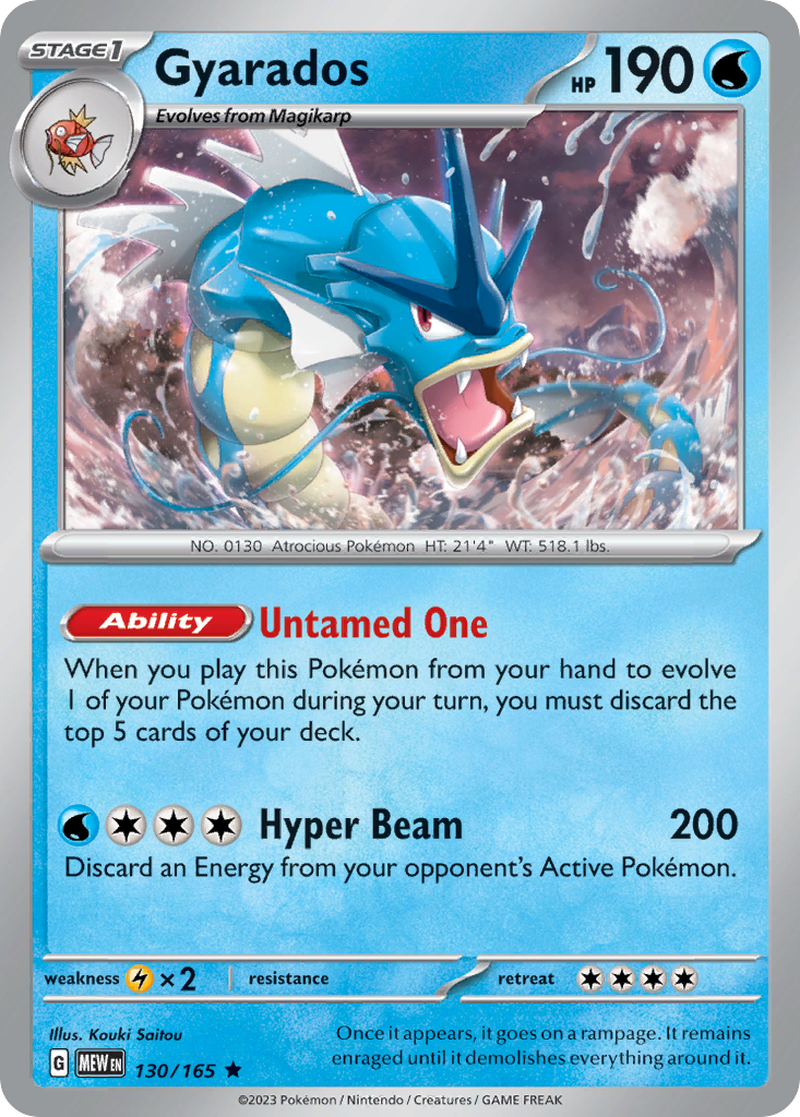 Gyarados card