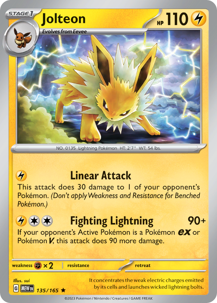 Jolteon card