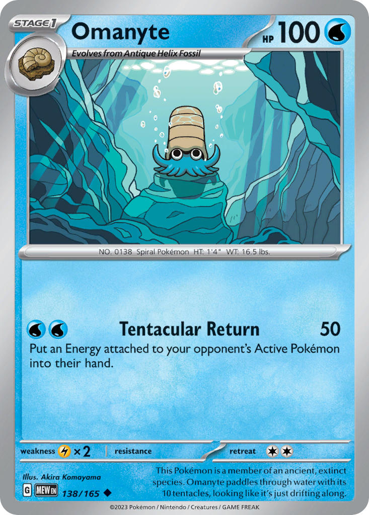 Omanyte card