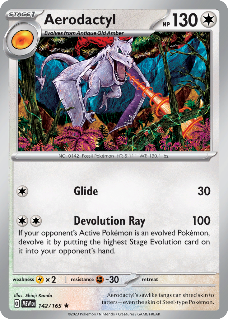 Aerodactyl card