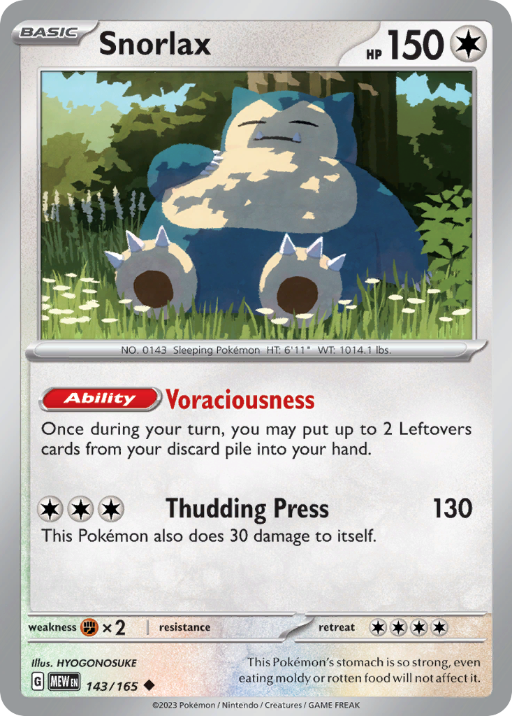 Snorlax card