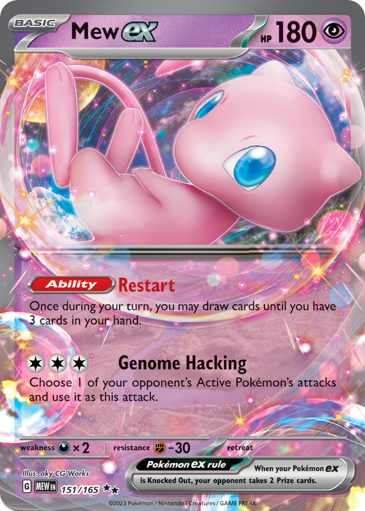 Mew ex card