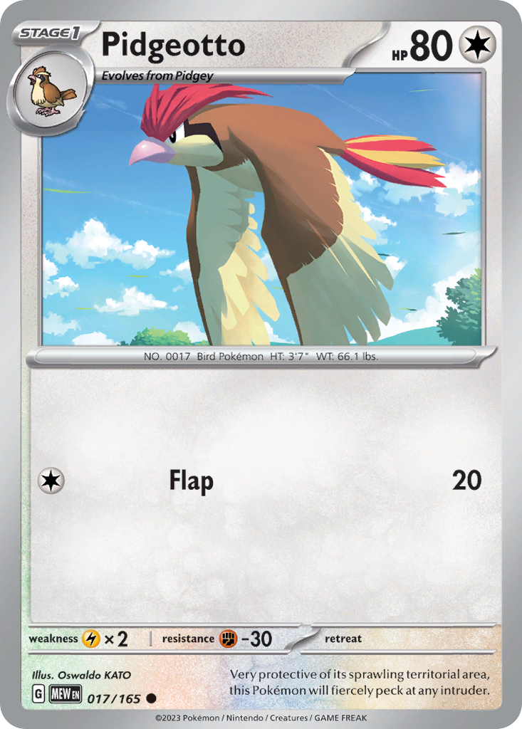 Pidgeotto card