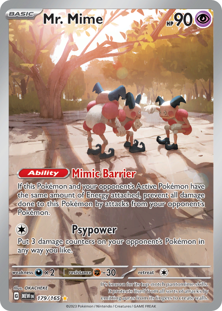 Mr. Mime card