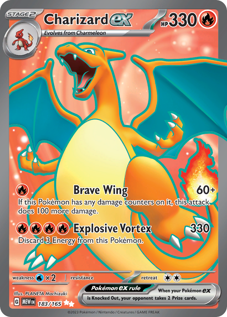 Charizard ex card