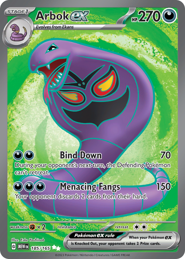 Arbok ex card