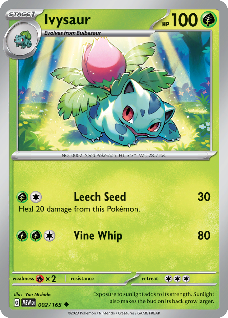 Ivysaur card