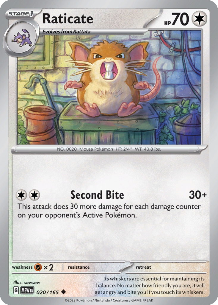 Raticate card