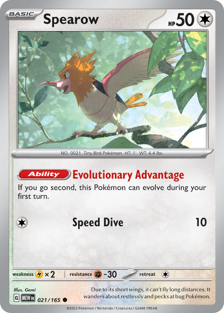 Spearow card