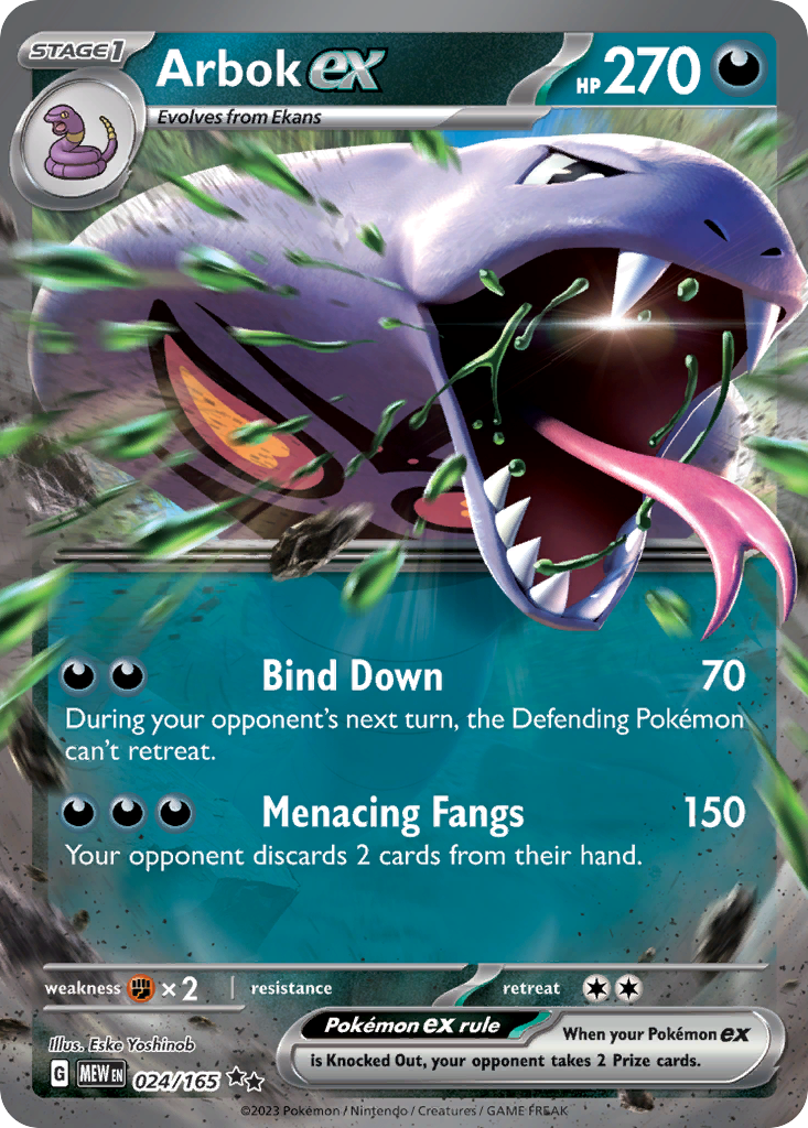 Arbok ex card