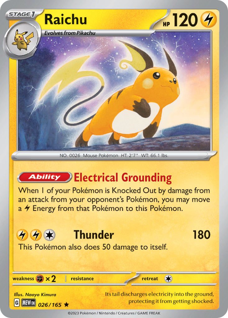 Raichu card