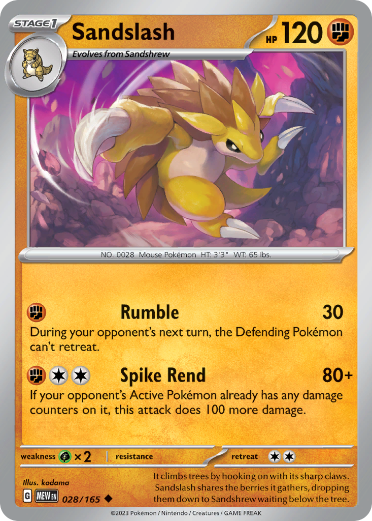 Sandslash card