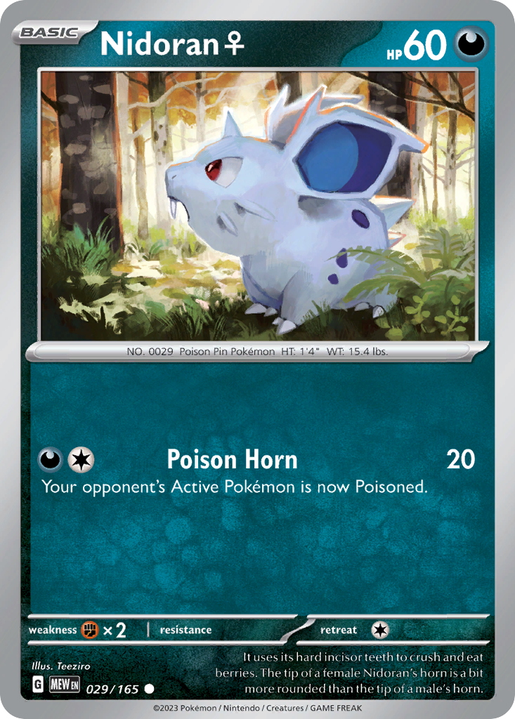 Nidoran ♀ card