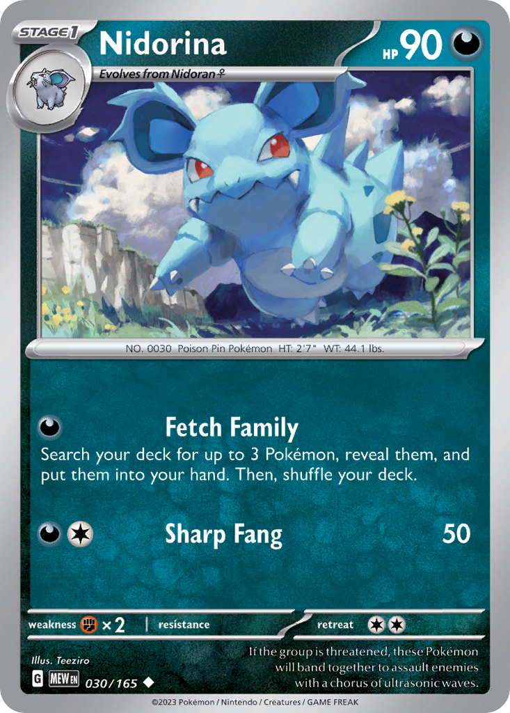 Nidorina card