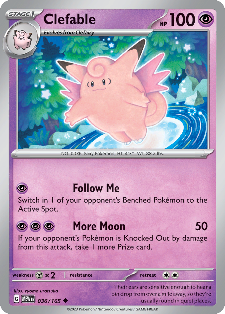 Clefable card