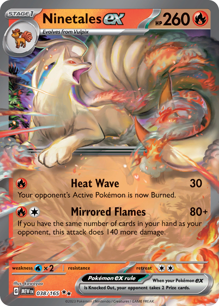 Ninetales ex card