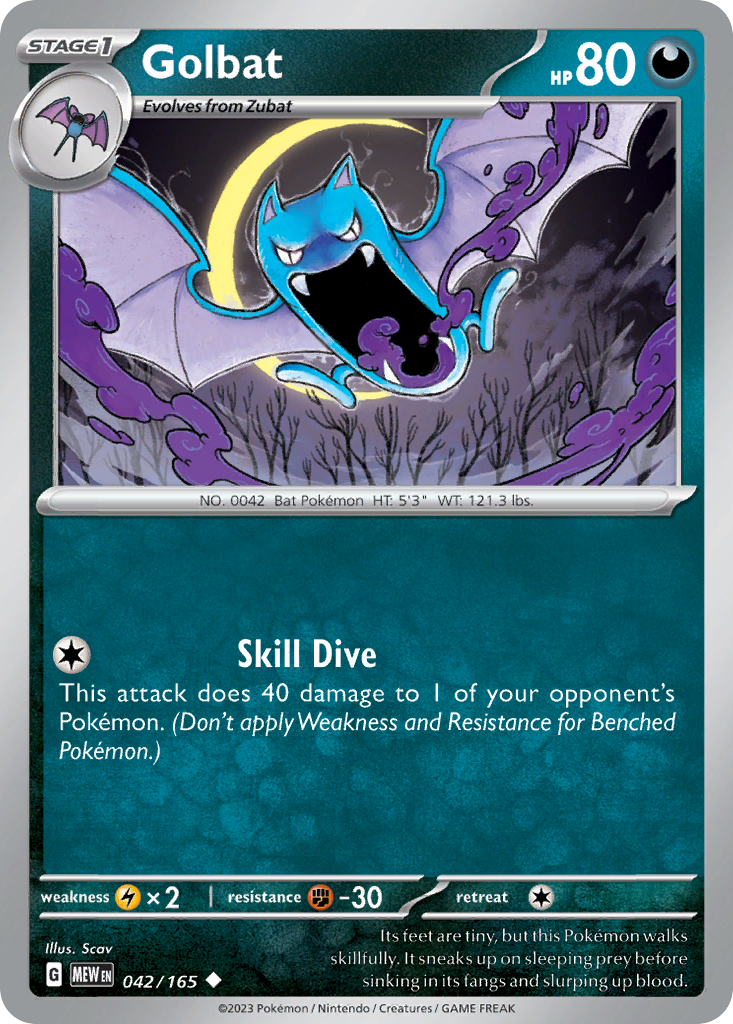 Golbat card