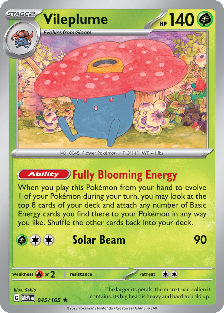 Vileplume card