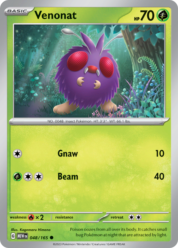 Venonat card