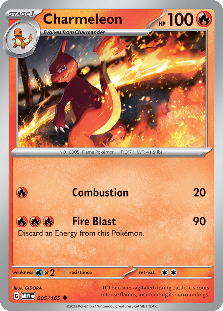 Charmeleon card