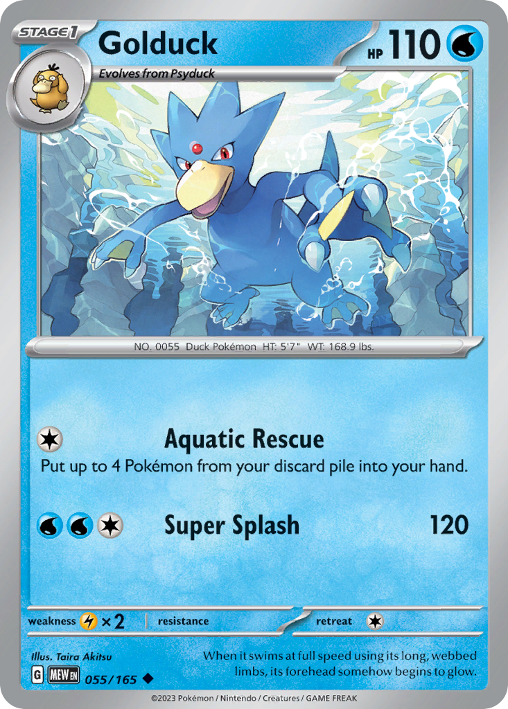 Golduck card