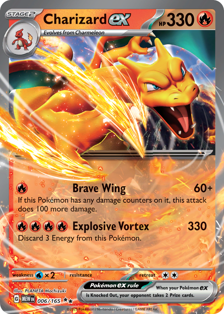 Charizard ex card