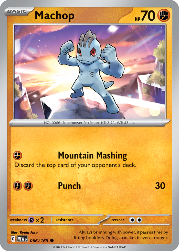 Machop card