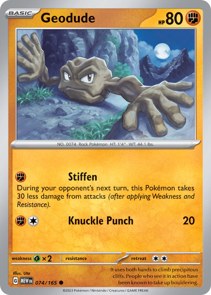 Geodude card