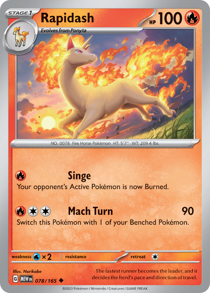 Rapidash card