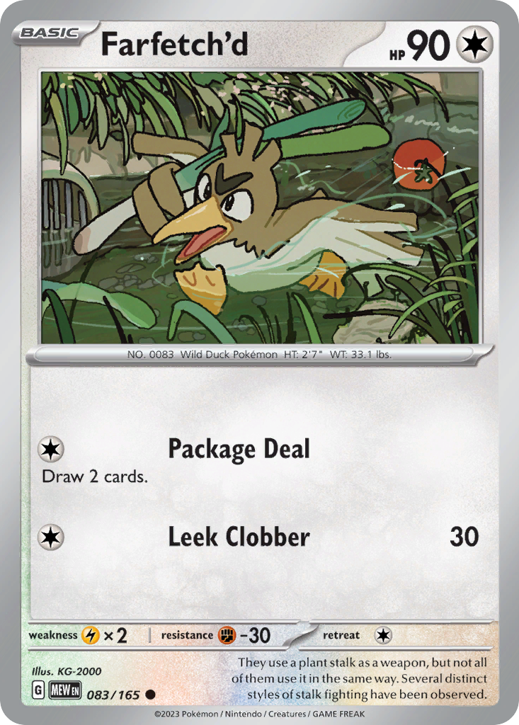 Farfetch'd card