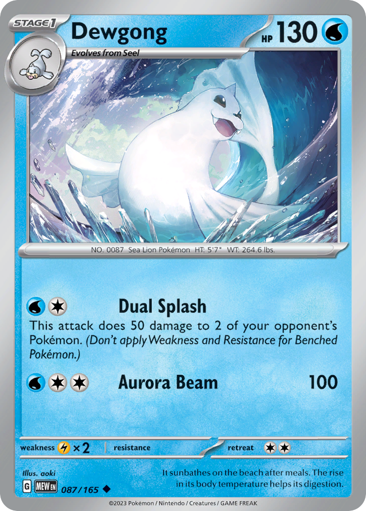 Dewgong card