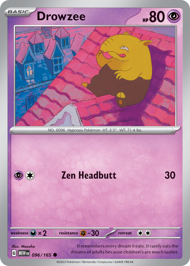 Drowzee card