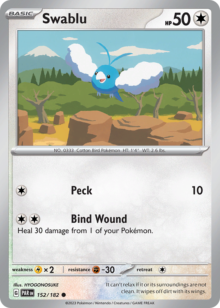 Swablu card