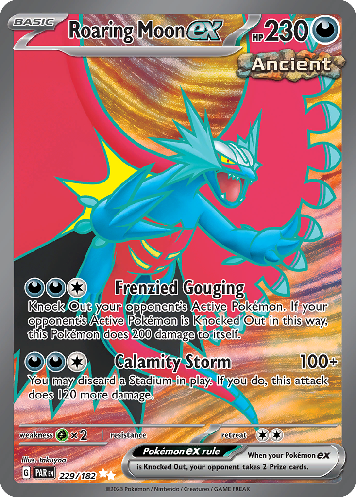 Roaring Moon ex card