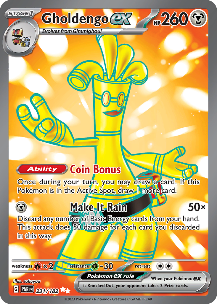 Gholdengo ex card