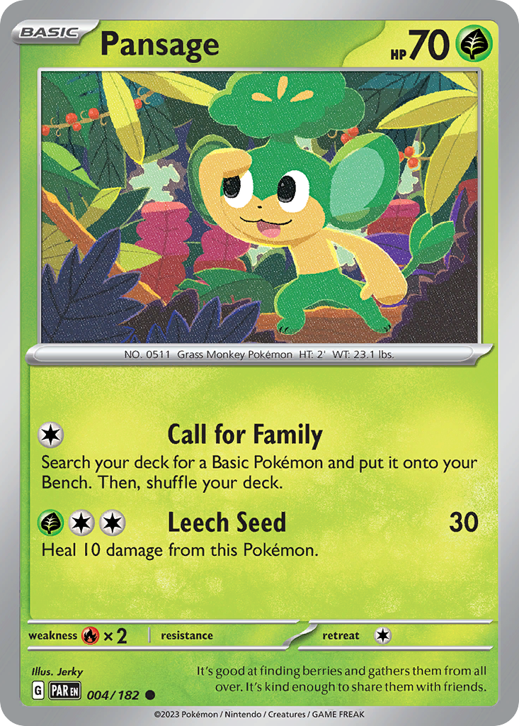 Pansage card