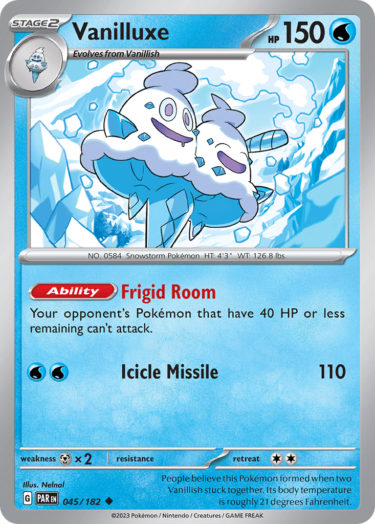 Vanilluxe card