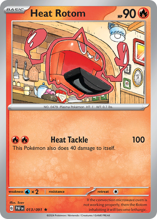 Heat Rotom card