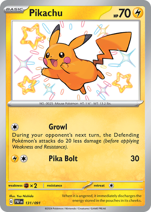 Pikachu card